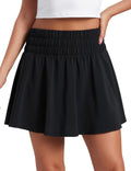 CRZ YOGA High Waisted Flowy Tennis Skirt - Flattering Active Skort