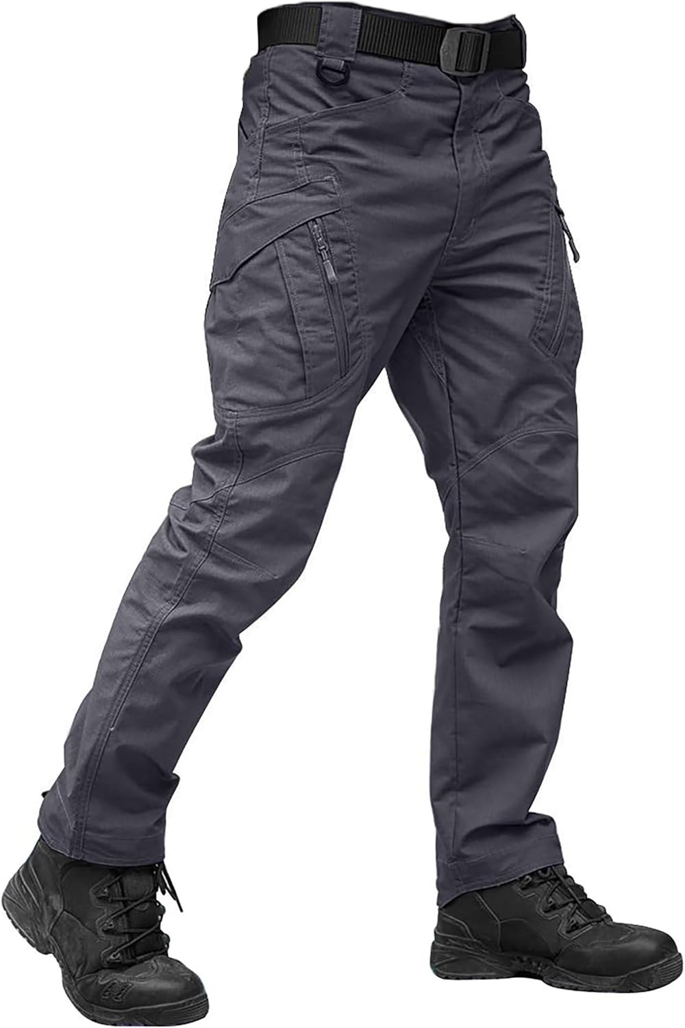 TACVASEN Men's Tactical Pants with 9 Pockets for Outdoor Use