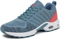 Womens Breathable Knit Sneakers with Air Cushion - Lightweight Arch