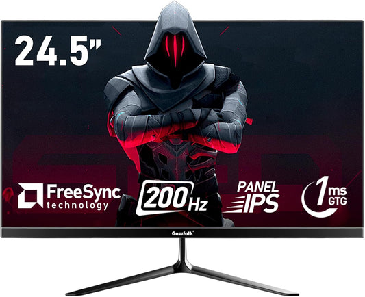 FHD 1080p 24.5 Gaming Monitor: 1ms Response, Bezel-Free Design