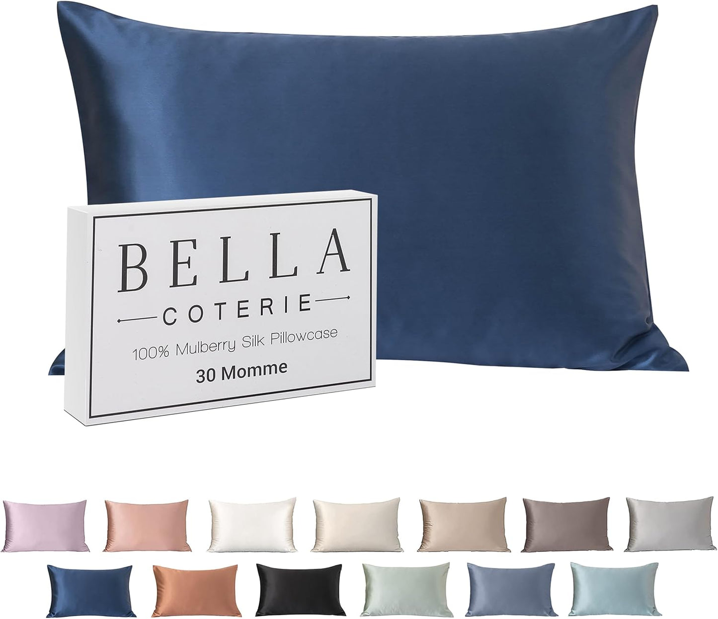Luxury Silk Pillowcase for Hair and Skin by Bella Coterie