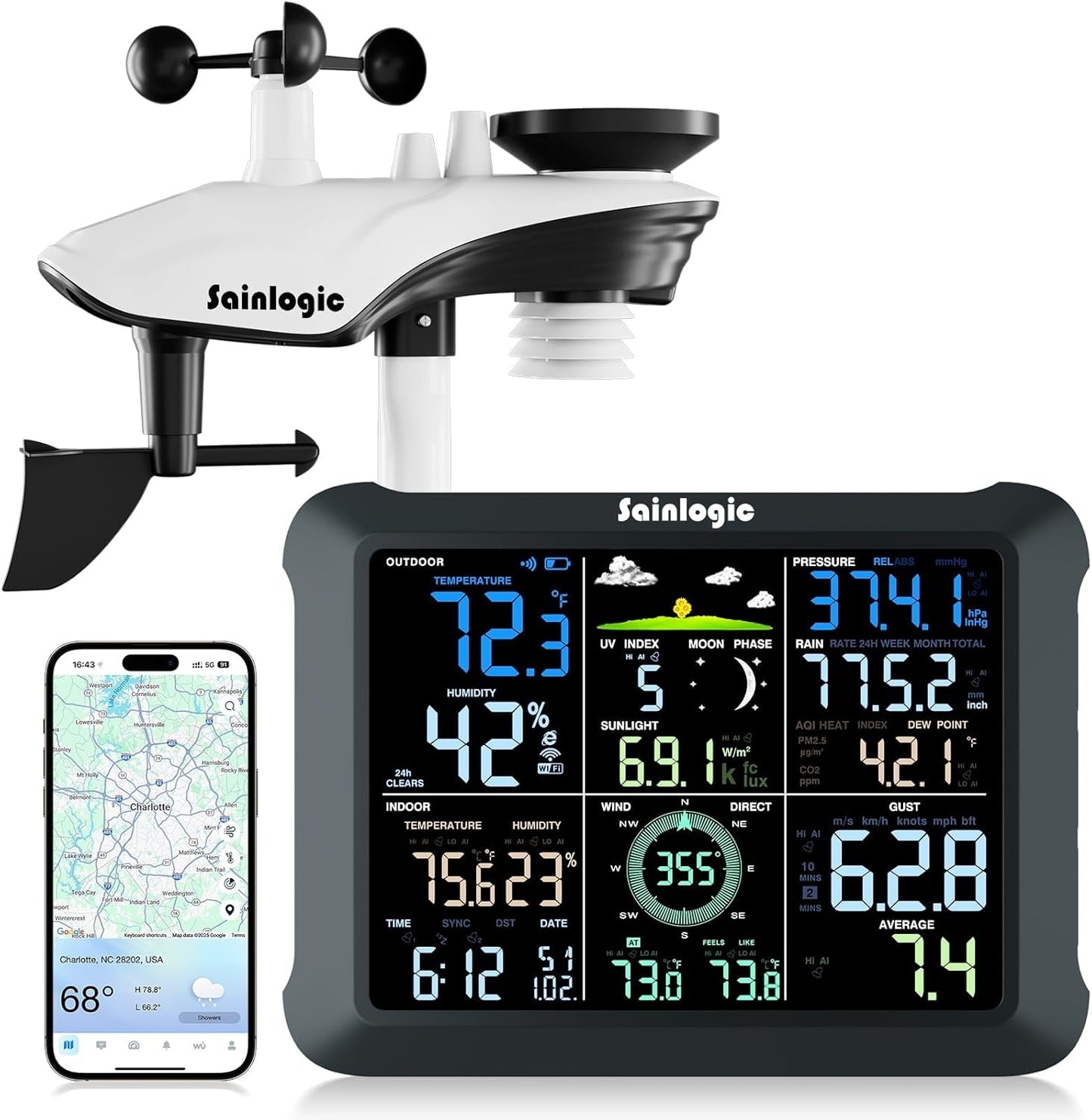 Sainlogic WiFi Smart Weather Station SA9: Accurate Forecasts & More