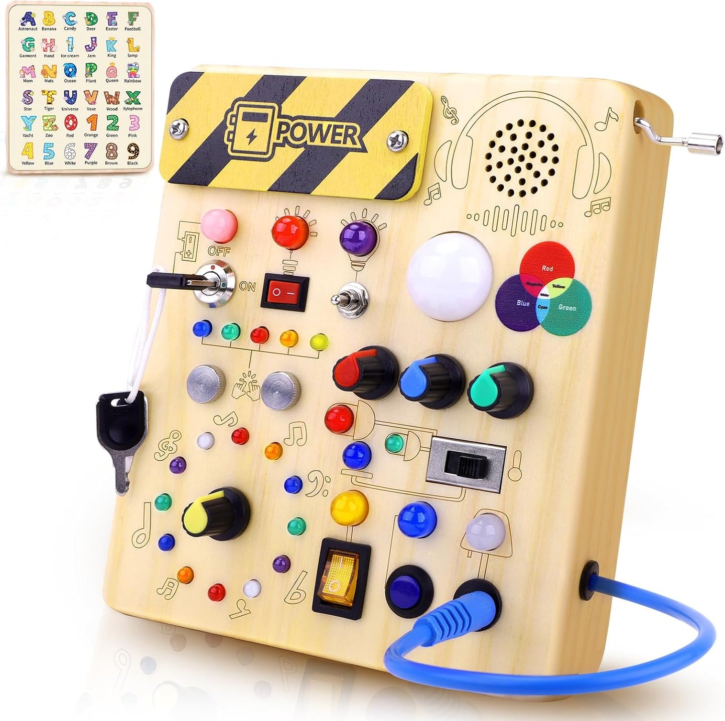 Montessori Sensory Busy Board for Toddlers