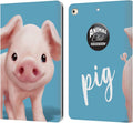 Animal Club International Pig Faces Leather Wallet Case for iPad