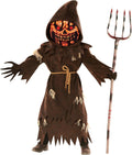 Morph Pumpkin Costume Kids - Scary Pumpkin Grim Reaper Costume