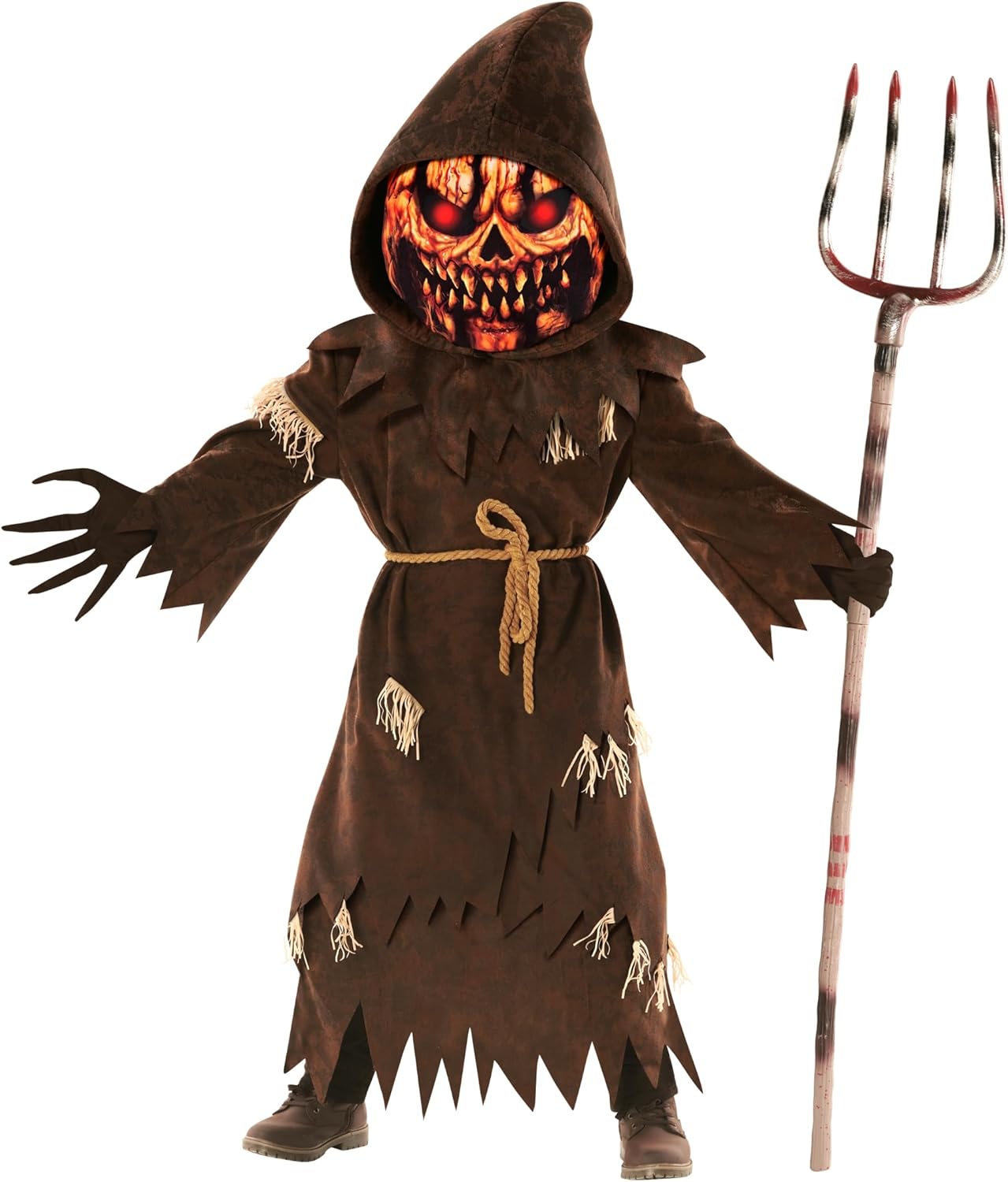 Scary Pumpkin Costume for Kids - Perfect Halloween Attire