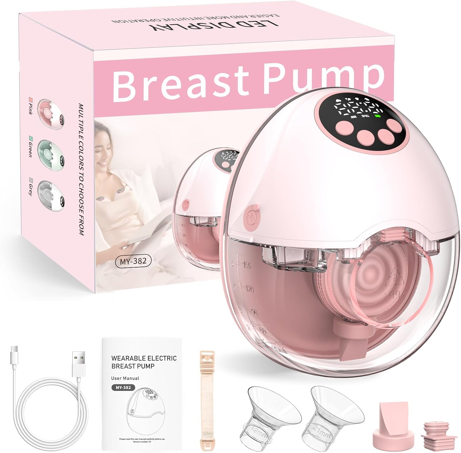 ARICHOMY Hands Free Breast Pump for Modern Moms on the Go