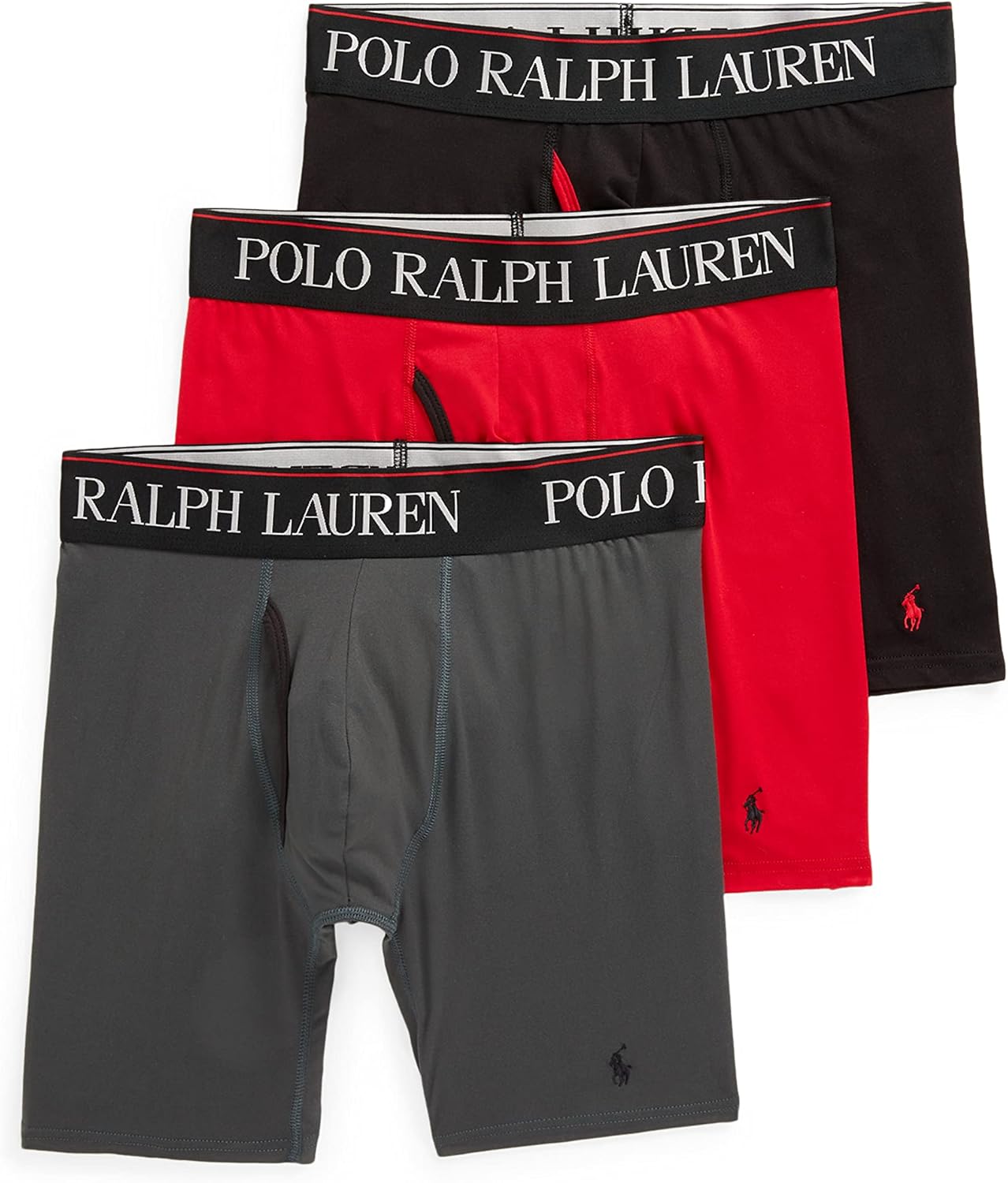 POLO RALPH LAUREN Men's 4d Flex Cooling Microfiber Boxer Briefs