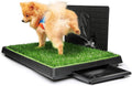 Hompet Indoor Outdoor Dog Grass Pad with Tray for Easy Cleanup