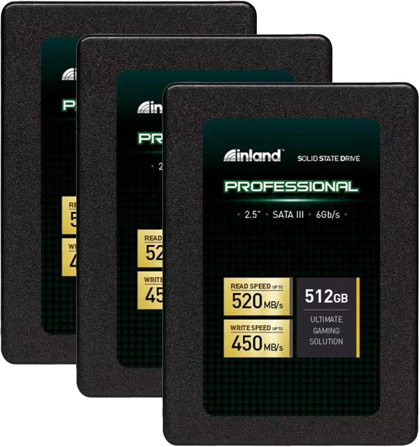 Increase Storage Efficiency x3 with Inland 512GB SSD Trio