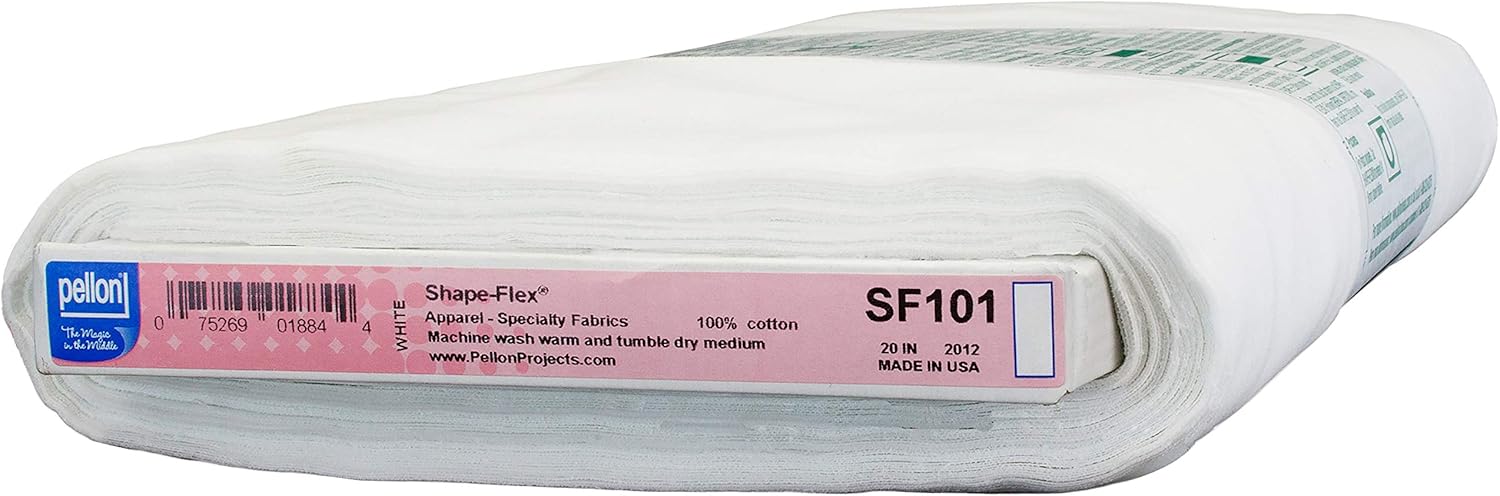 Pellon SF101 Shape-Flex Cotton Woven Fusible Interfacing 20in