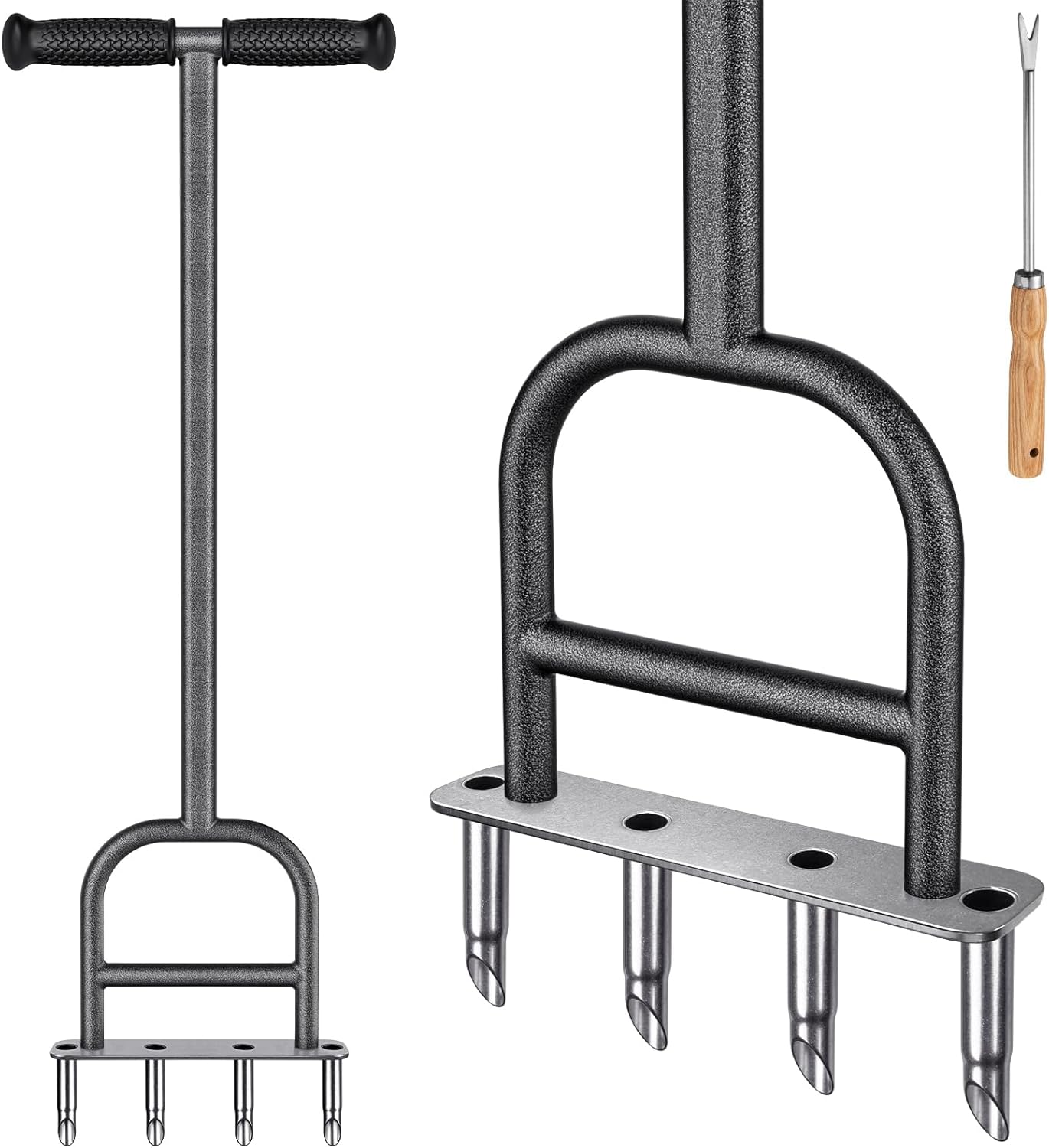 Dolibest Lawn Coring Aerator Tool for Healthy Grass Growth