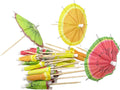 Summer Fruit Cocktail Picks - 20PCS Umbrella Picks