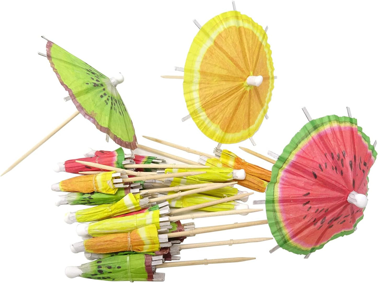 Summer Fruit Cocktail Picks - 20PCS Umbrella Picks