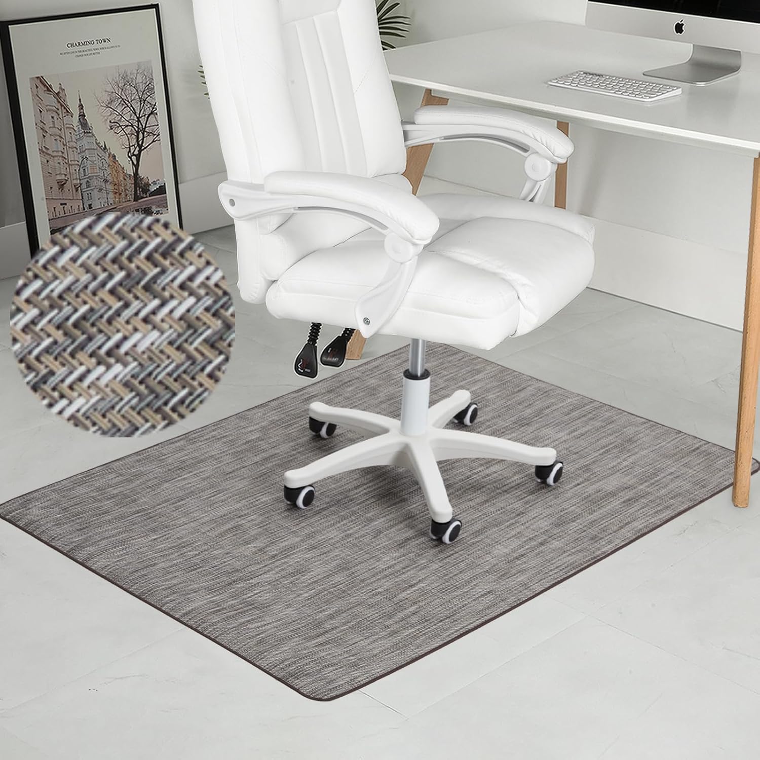 Chair Mat for Hardwood & Tile Floor, 47in x 60in Heavy Duty