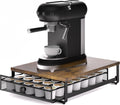 Sedegn Rustic Brown K-Cup Drawer - 35 Pod Storage