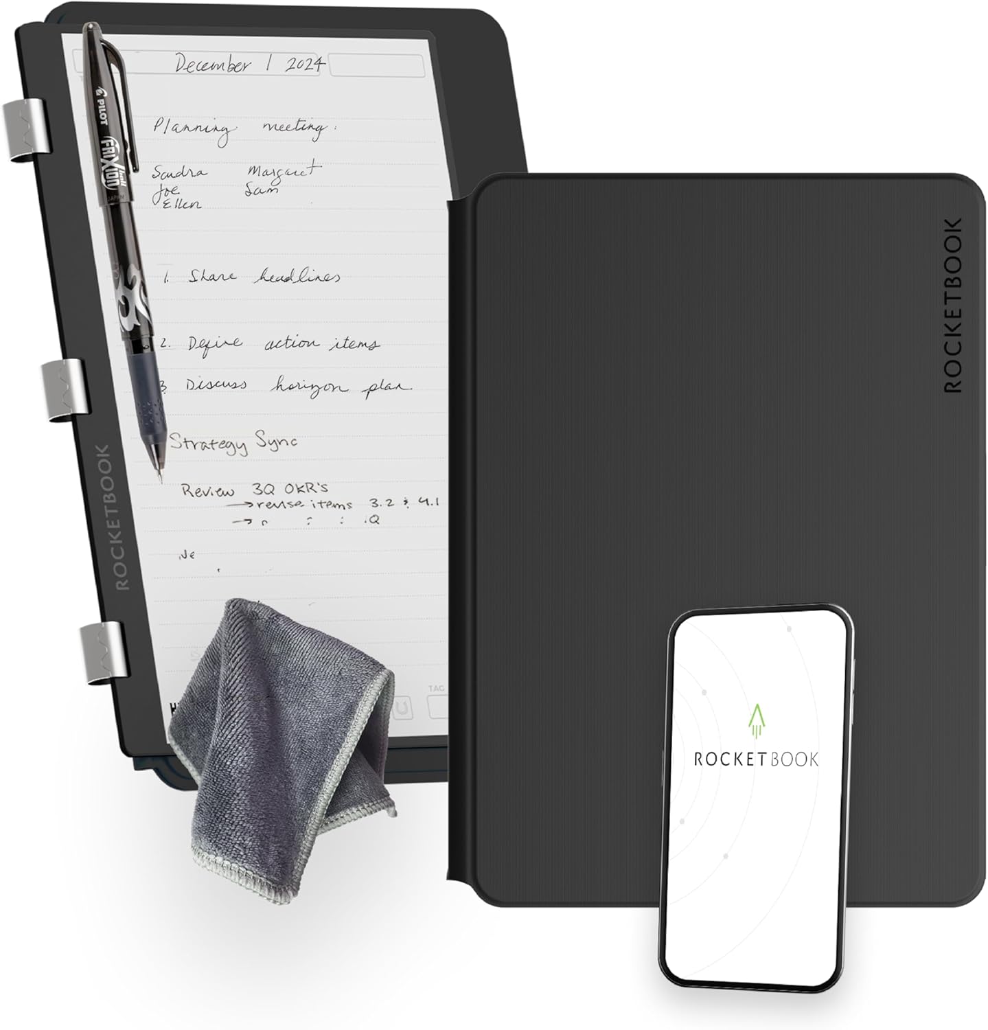 Rocketbook Pro 2.0 Reusable Smart Notebook for Professionals