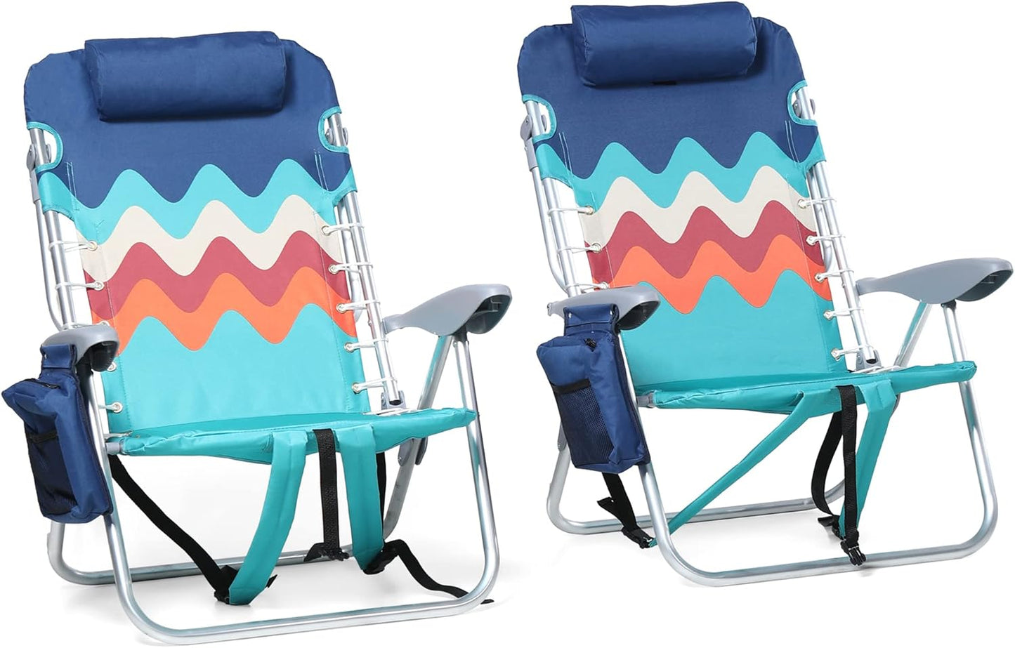 Set of 2 Beach Chairs - Stay Cool & Comfortable!