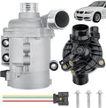 Electric Engine Water Pump with Thermostat Compatible with BMW