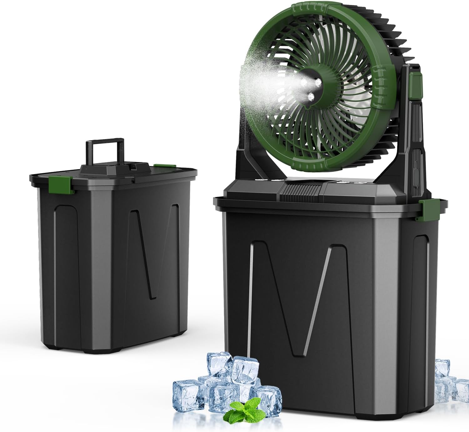 Camping Misting Fan with LED Lantern for Outdoor Adventures