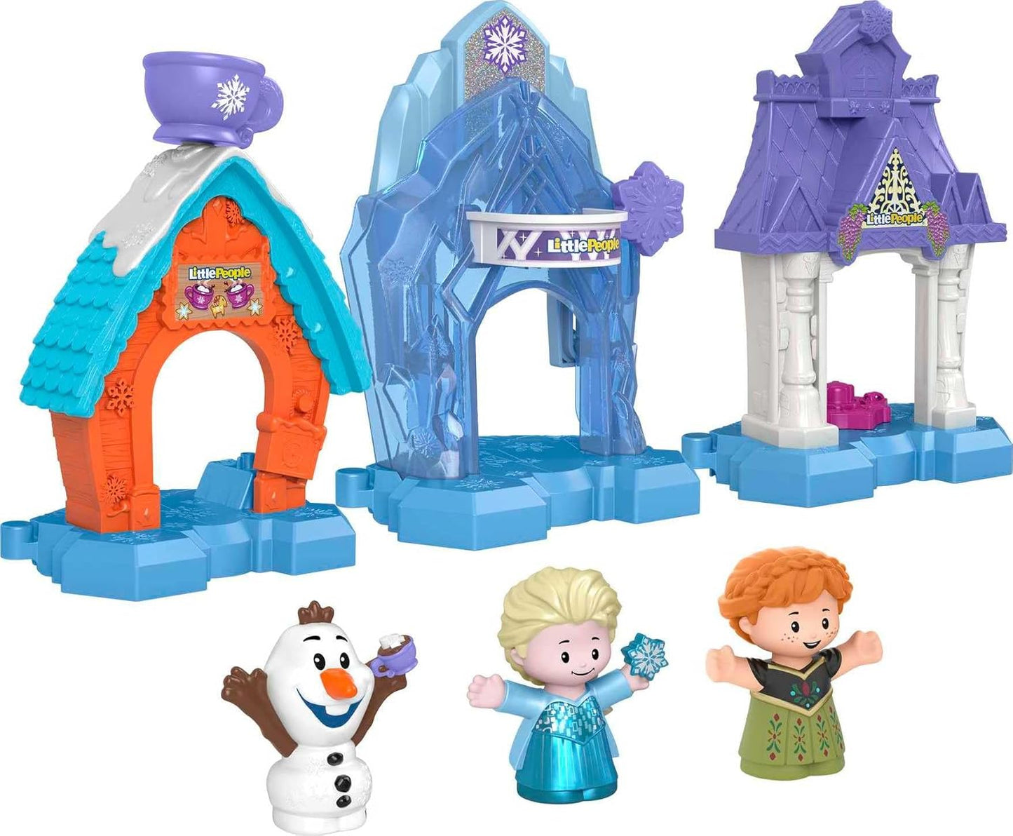 Fisher-Price Disney Frozen Snowflake Village Set for Kids