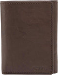 Fossil Men's Leather Trifold Wallet for Men - Slim, Durable Carry