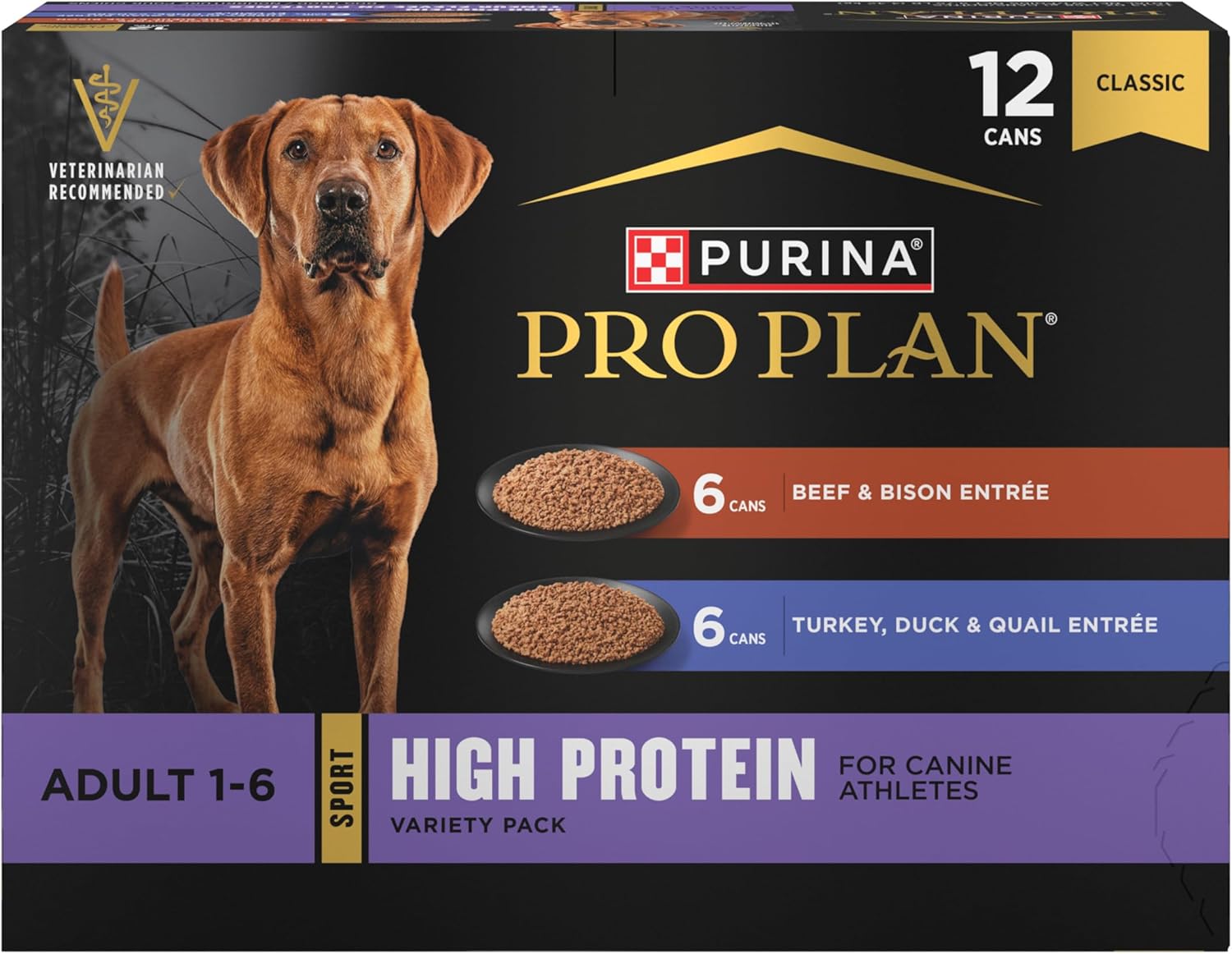 Purina Pro Plan Sport High Protein Wet Dog Food Variety Pack