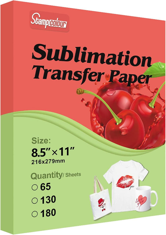 Vivid Colors: Sublimation Paper 8.5x11 - 180 Sheets