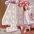 imprsv 4FT Marquee Numbers DIY Light Up Numbers - Bold 4 ft Party