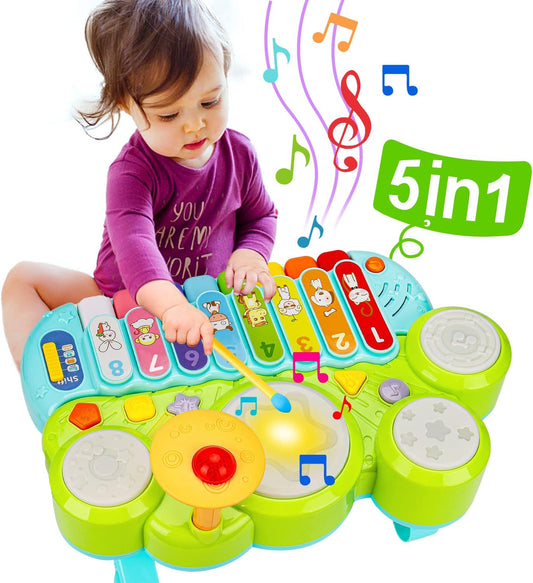 AugToy 3-in-1 Musical Instrument Set for Toddlers