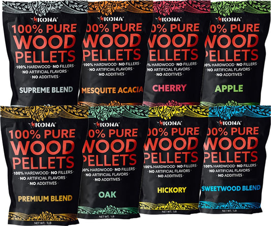Kona Indoor Smoker Pellets for GE Smart Profile - All Variety Pack