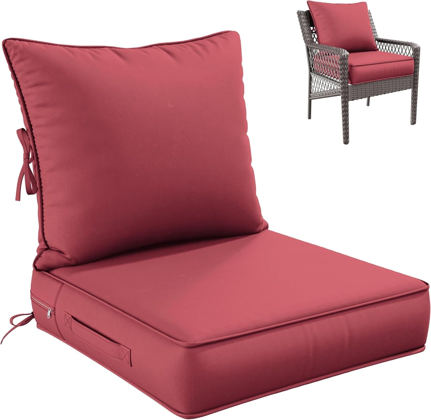 Premium Outdoor Seat Cushion Set for Deep Seating Comfort
