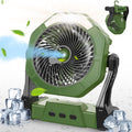 Ausic Portable Misting Fan for Outside - Rechargeable 8in Cooling Fan