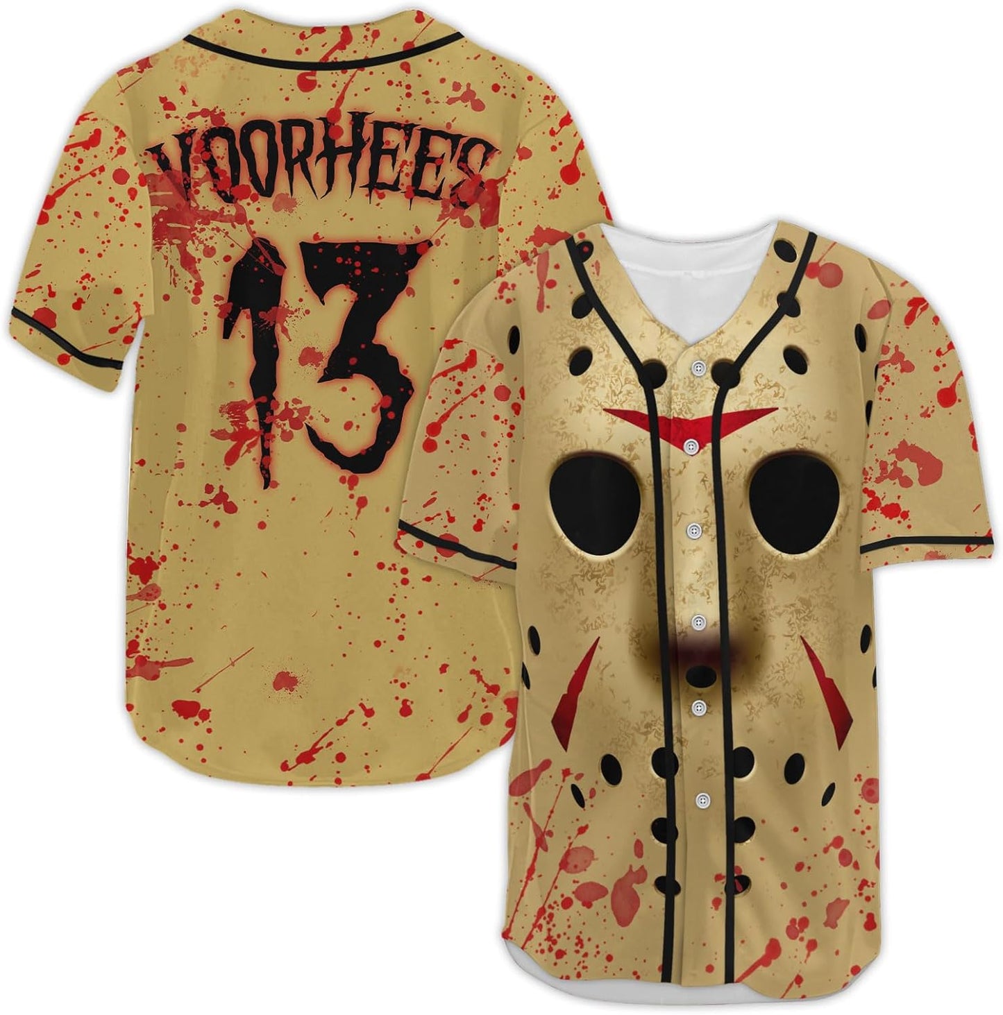 Horror Jersey for Halloween Parties and Scary Movie Lovers