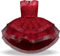 Girl Dress Kids Ruffles Lace Party Wedding Dresses - Elegant Little