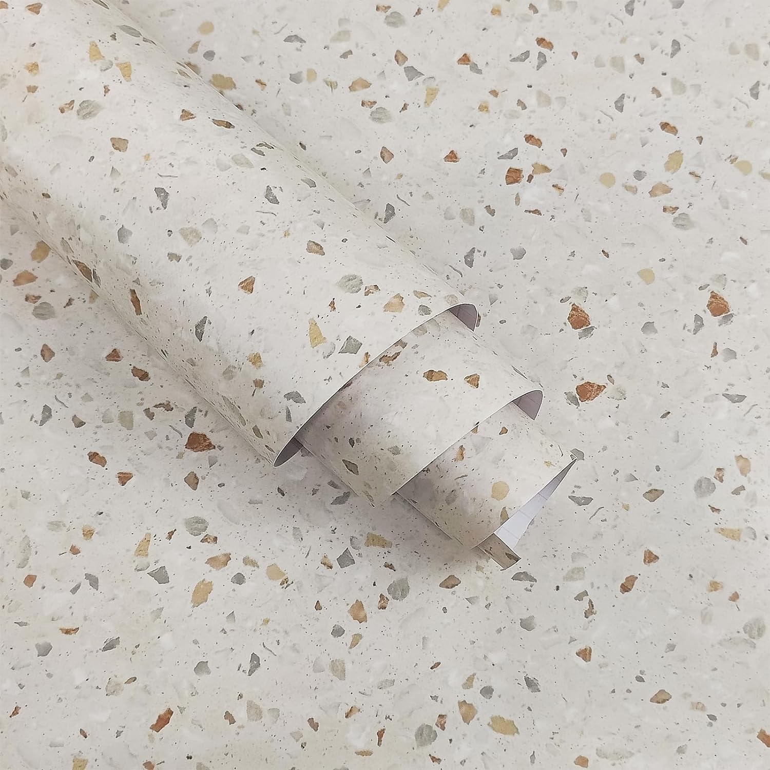 Colorful Terrazzo Wallpaper Peel and Stick for Home Decor