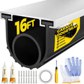Garage Door Seal 16FT Pre-drilled Track Retainer Kit - Easy Install