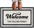 Personalized Doormat for Front Door - Custom Welcome Mat 18x30