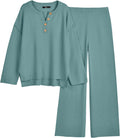 LILLUSORY Women's 2 Piece Lounge Sets Oversized Slouchy Knit - Cozy as