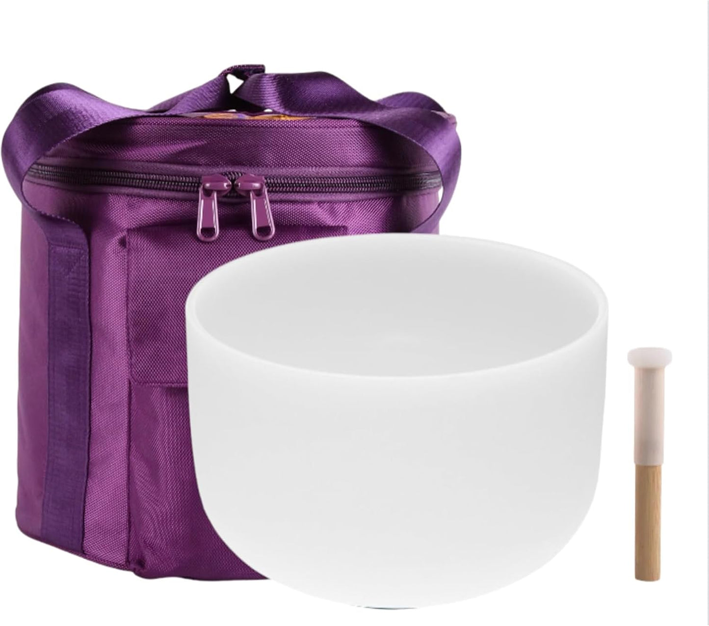 FMTY Perfect Pitch Crystal Singing Bowl for Healing and Meditation
