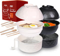 Instant Ramen Perfection x2 - Wheat Fiber Bowl Set