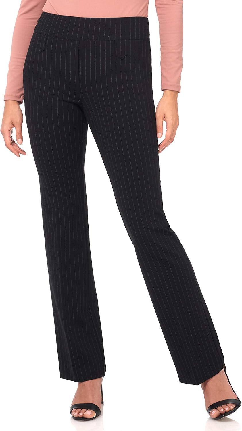 Rekucci Women's Secret Figure Bootcut Pant with Tummy Control