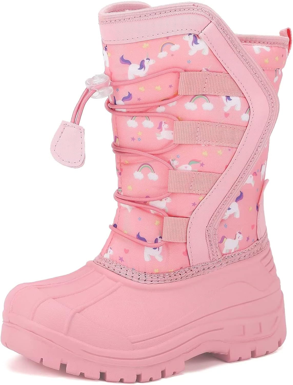 CIOR Kids Snow Boots for Boys Girls Waterproof Winter Fun
