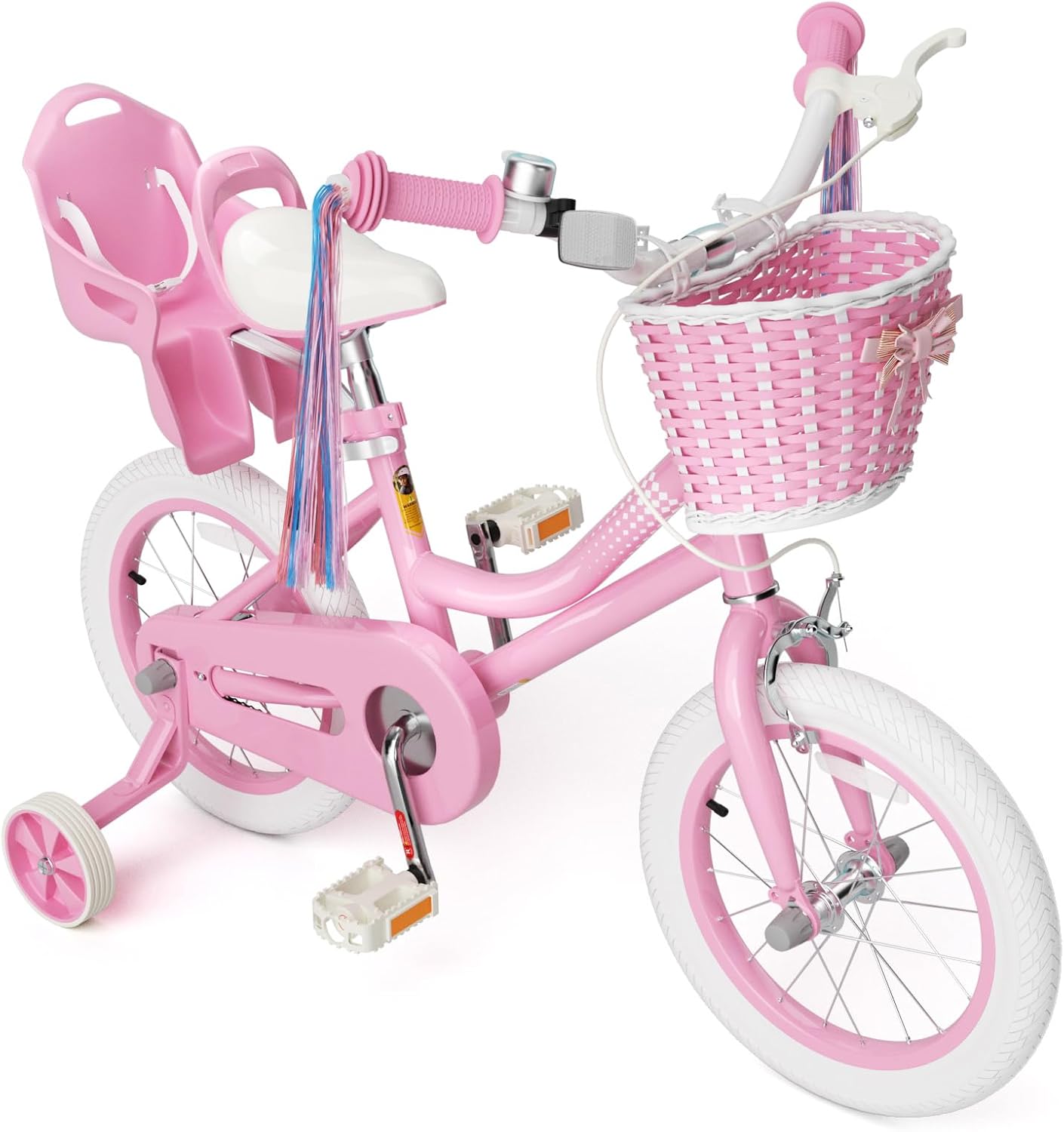 KORIMEFA Girls Bikes for Ages 2-7 with Training Wheels