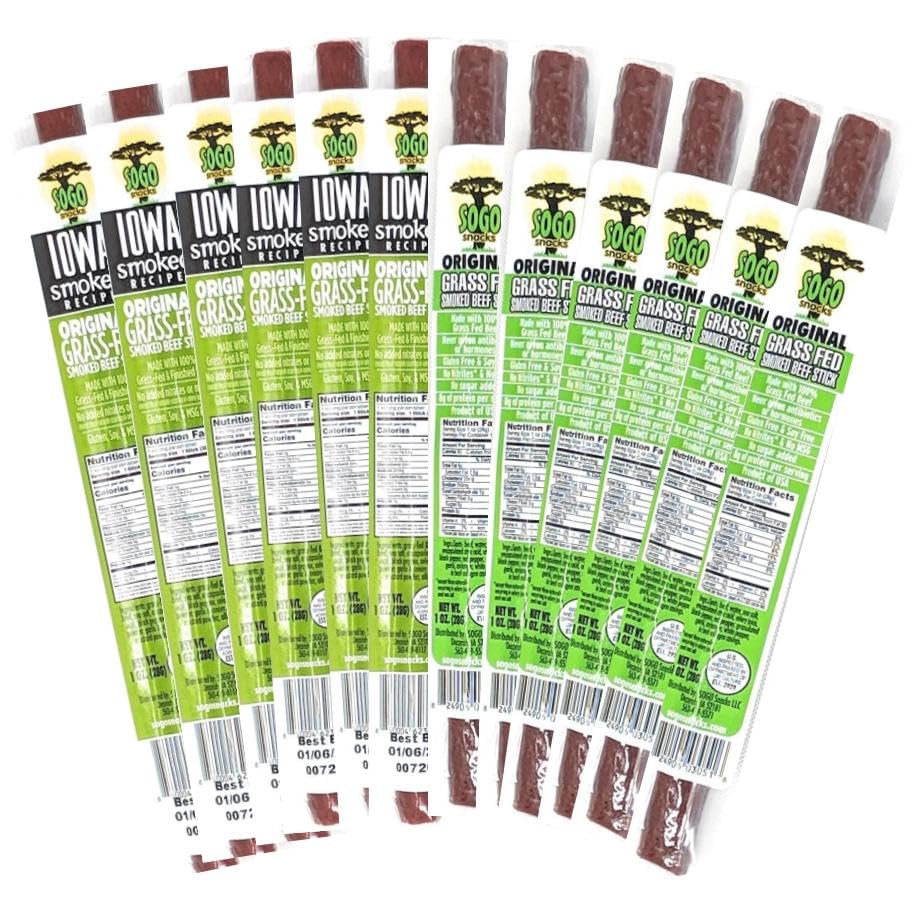 Original Flavor Variety Pack of Healthy Beef Jerky Sticks
