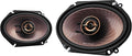 Kenwood KFC-C683 6 in x 8 in 2-Way Concert Series Car Speakers - Clear