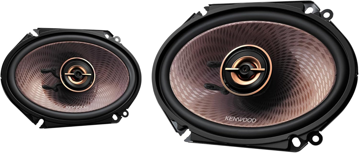 Kenwood KFC-C683 6in x 8in Car Speakers with 360W Peak Power