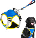 No Pull Dog Harness 2-in-1 Retractable Leash Harness - Auto-Lock