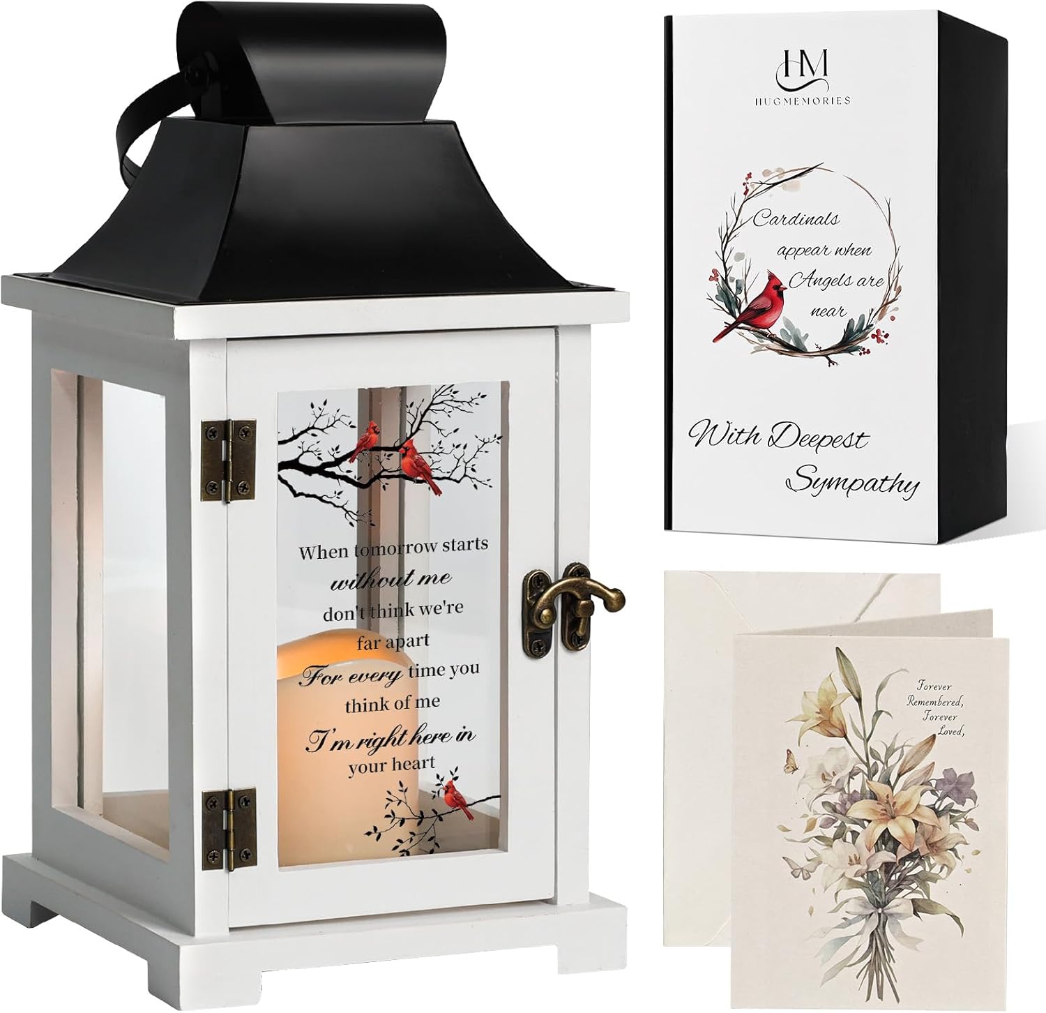 Memorial Lantern for Sympathy Gifts in Memory of Loved Ones