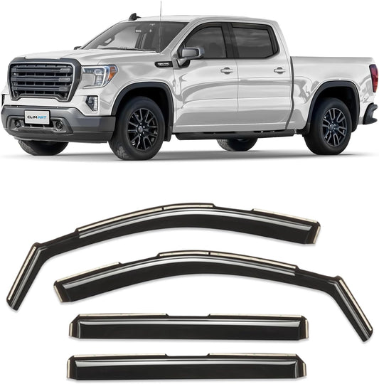 CLIM ART In-Channel Rain Guards for GMC Sierra 1500